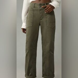 Pilcro Olive Green Women's Jeans
